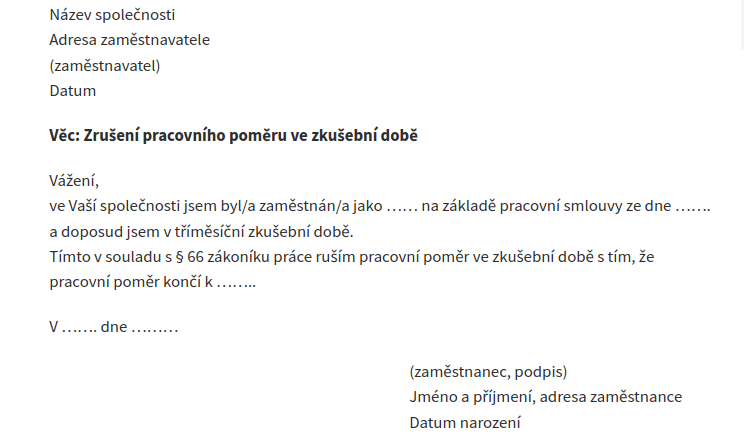 žádost