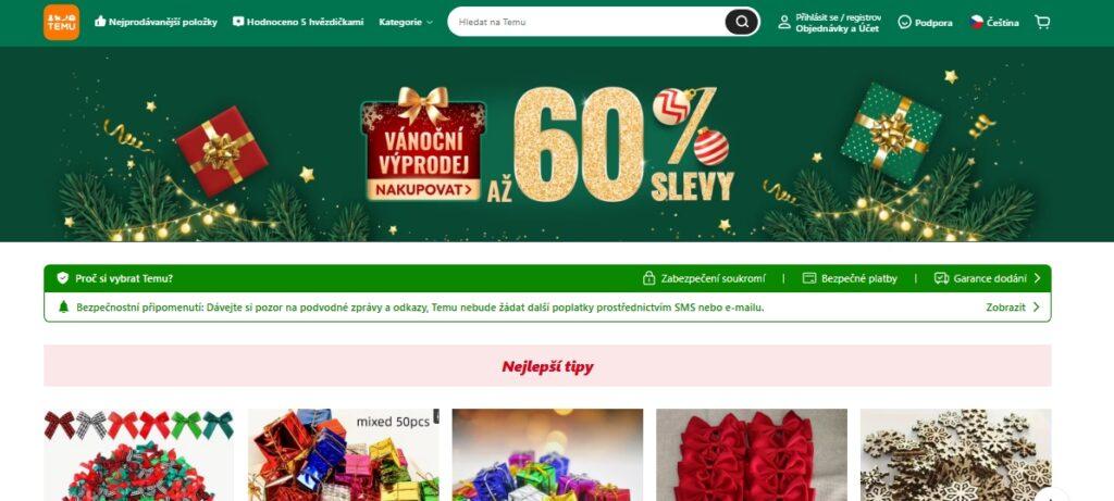Hlavní slevy zákazník najde přímo na stránkách Temu, další může nalézt prostřednictvím jiných služeb nebo externích webů.